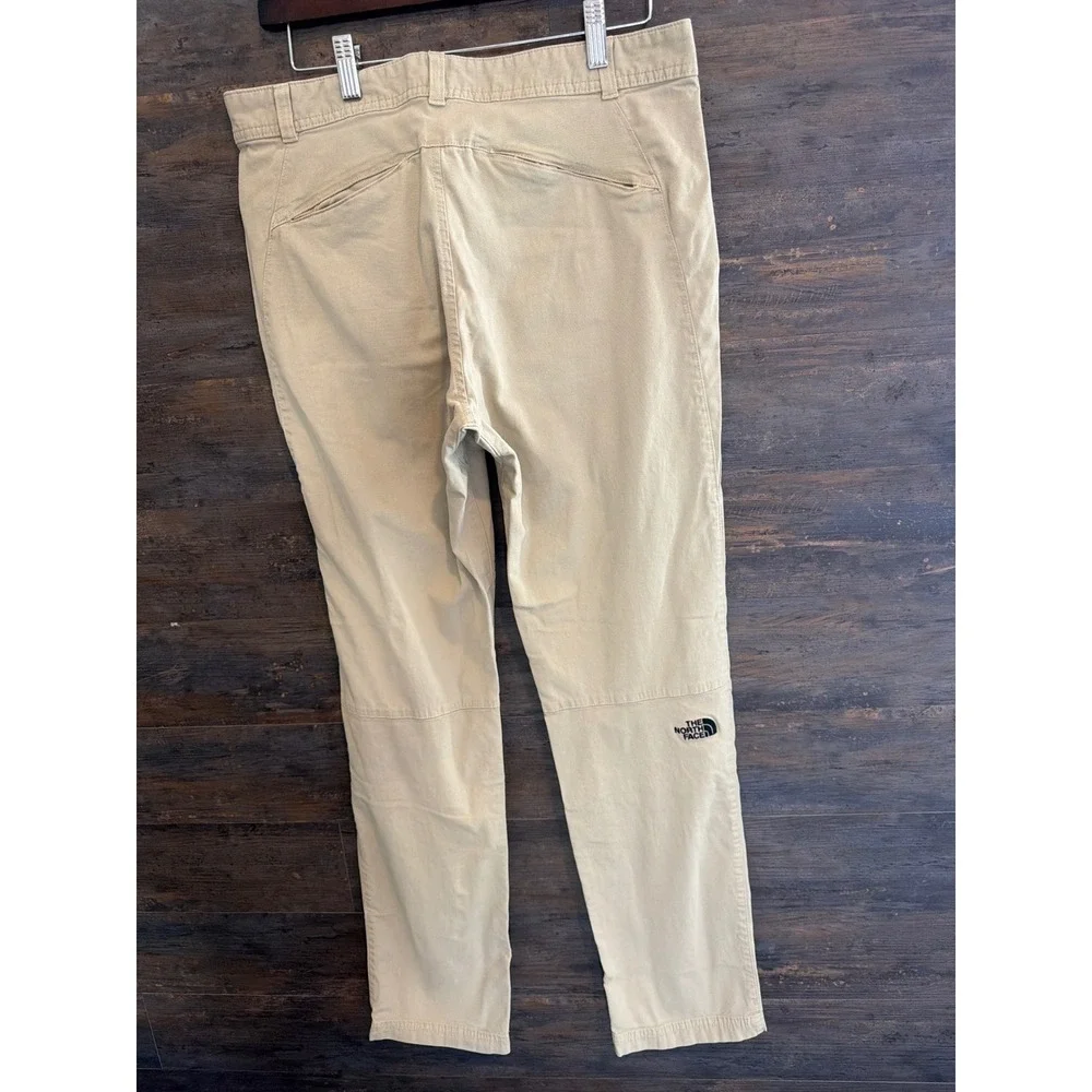 The North Face Mens Motion Pants Khaki Tan Stretch Hiking Trousers 32x30